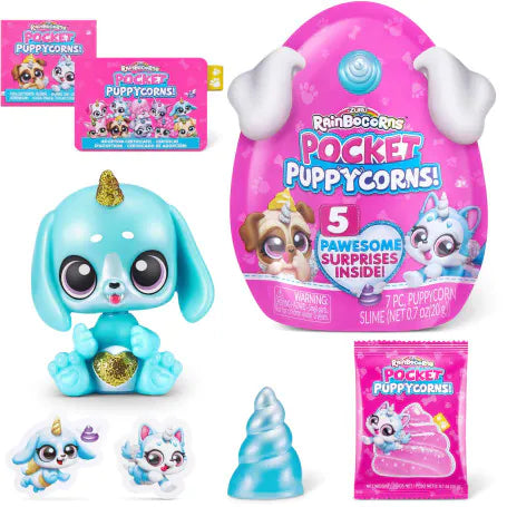 Zuru Rainbocorns Pocket Puppycorns Bobble Head Assorted