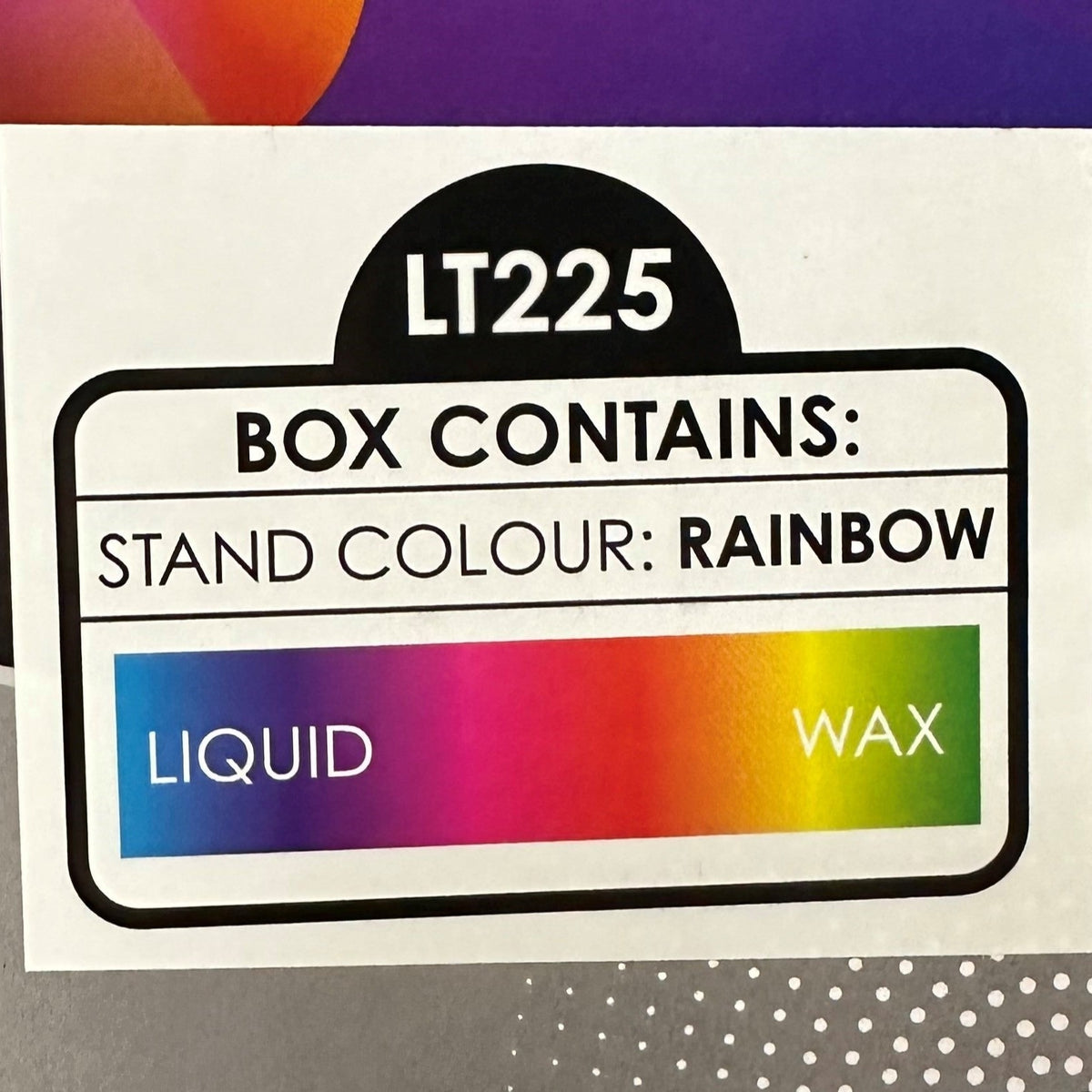 Liquid Lava Lamp Rainbow Retro (No Batteries Req)