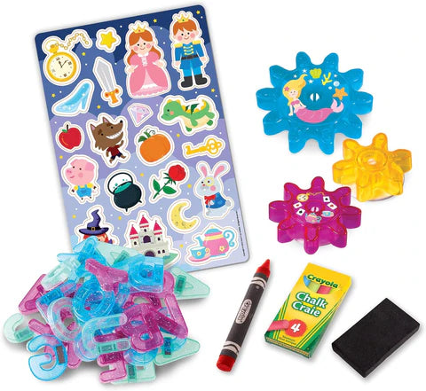 Crayola Double Sided Board &amp; Storybook Magnetic Playset