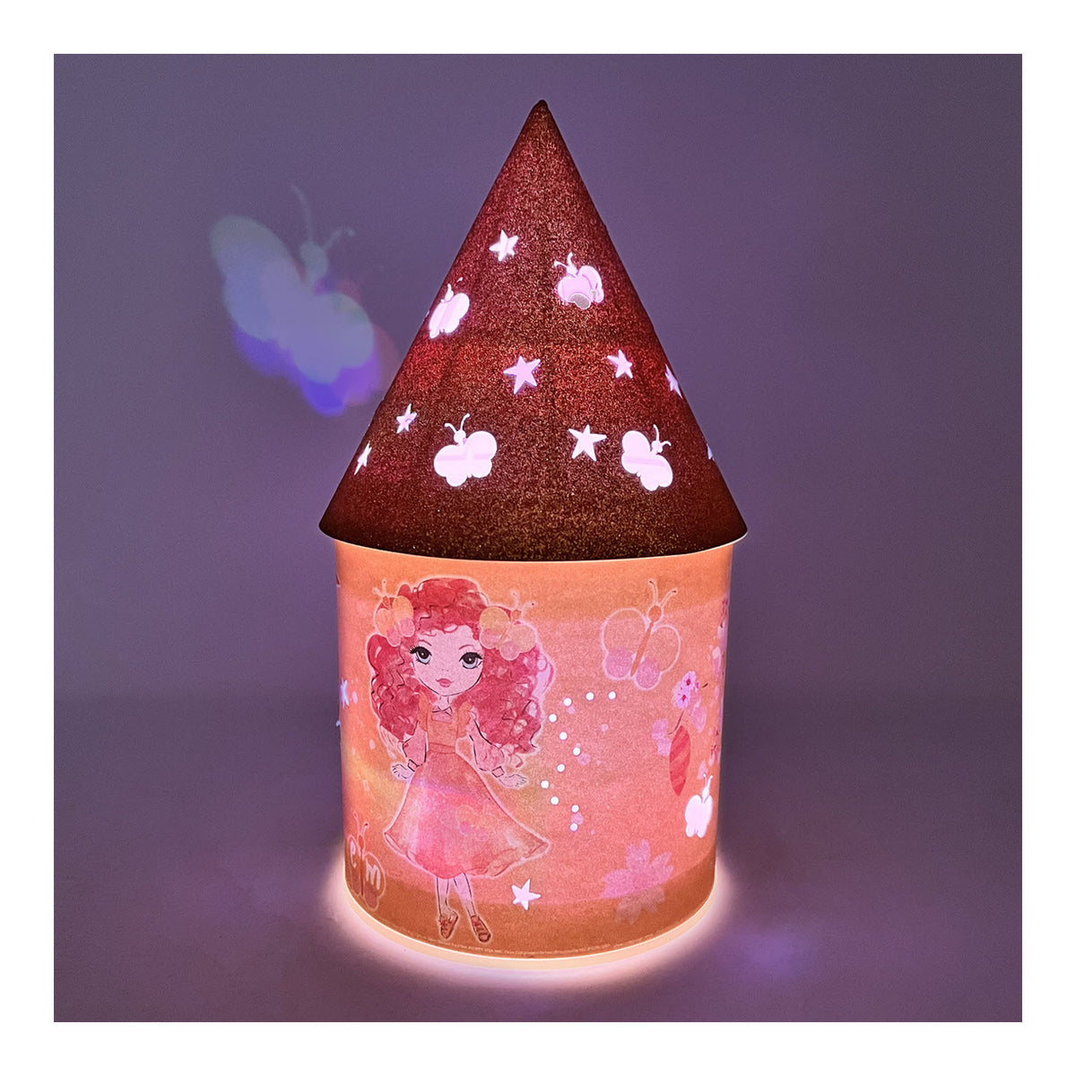 Pink Poppy Emma Memma LED Colour Changing Lantern Req 3 AA Batteries