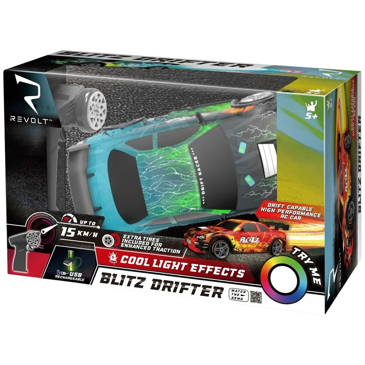 Revolt R/C Blitz Drifter Assorted Assorted req 2 x AA batteries