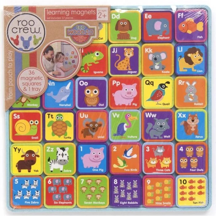 Roo Crew Eco Wood Learning Magnets