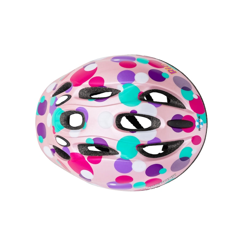 Bike Helmet Rosebank Rio 48-54cm Girls Pink with Bubbles Bike Helmet Rosebank Rio 48-54cm Girls Pink with Bubbles
