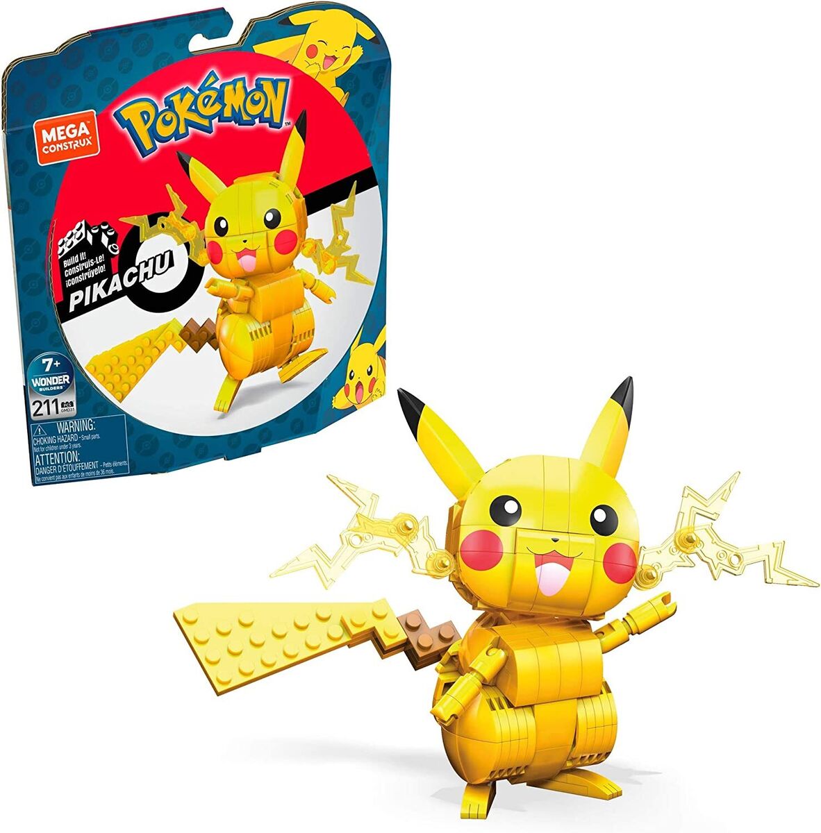 Mega Construx Pokemon Build and Show - Pikachu