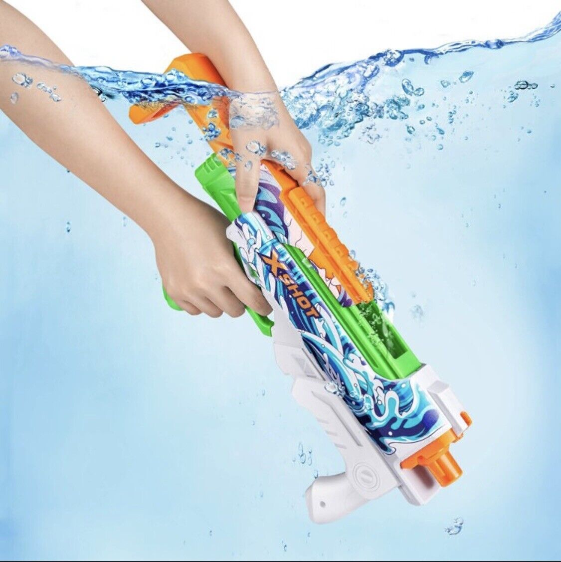 Zuru XSHOT Fast Fill Skins Water Gun Hyperload Waves