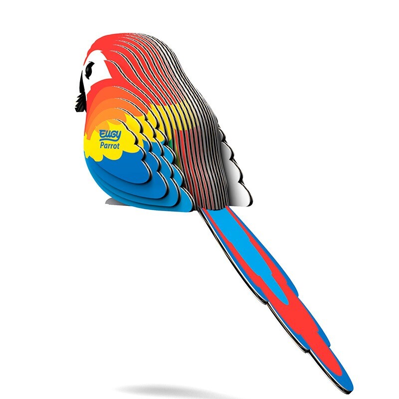 Eugy Cardboard Model Kit Parrot