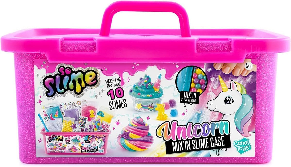 So Slime Unicorn Mix&#39;in Slime Case - 10 Slimes