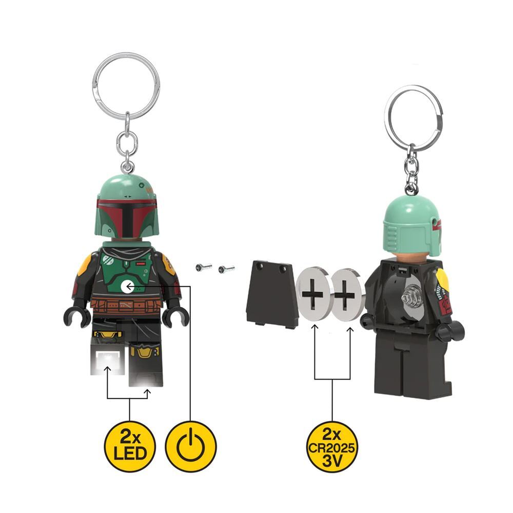 Lego Star Wars Boba Fett Key Ring Light