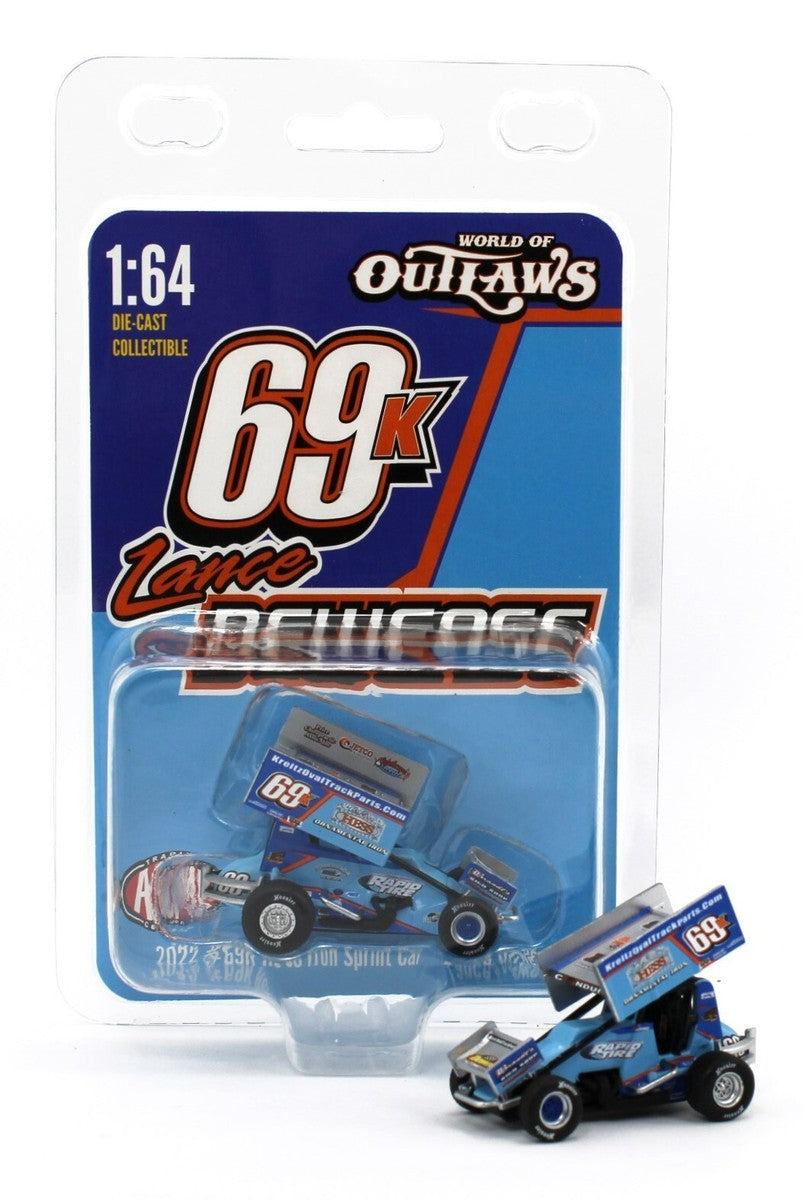 1/64 Sprint Car Lance Dewease #69k 2022
