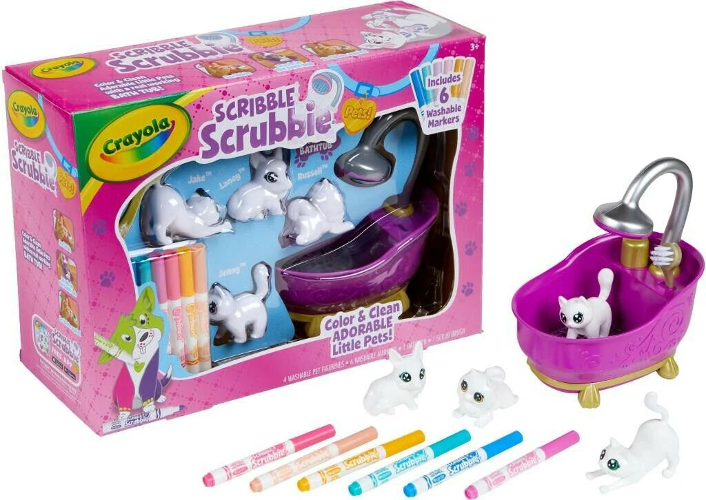 Crayola Scribble Scrubbie Bath Tub Play Set