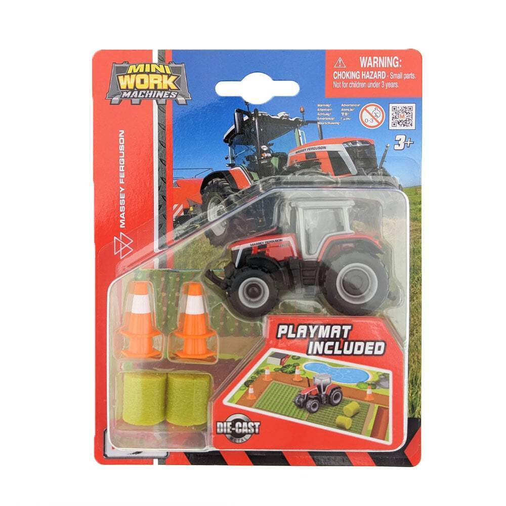 Maisto Mini Work Machines Mini Farm Tractor Playset Asst