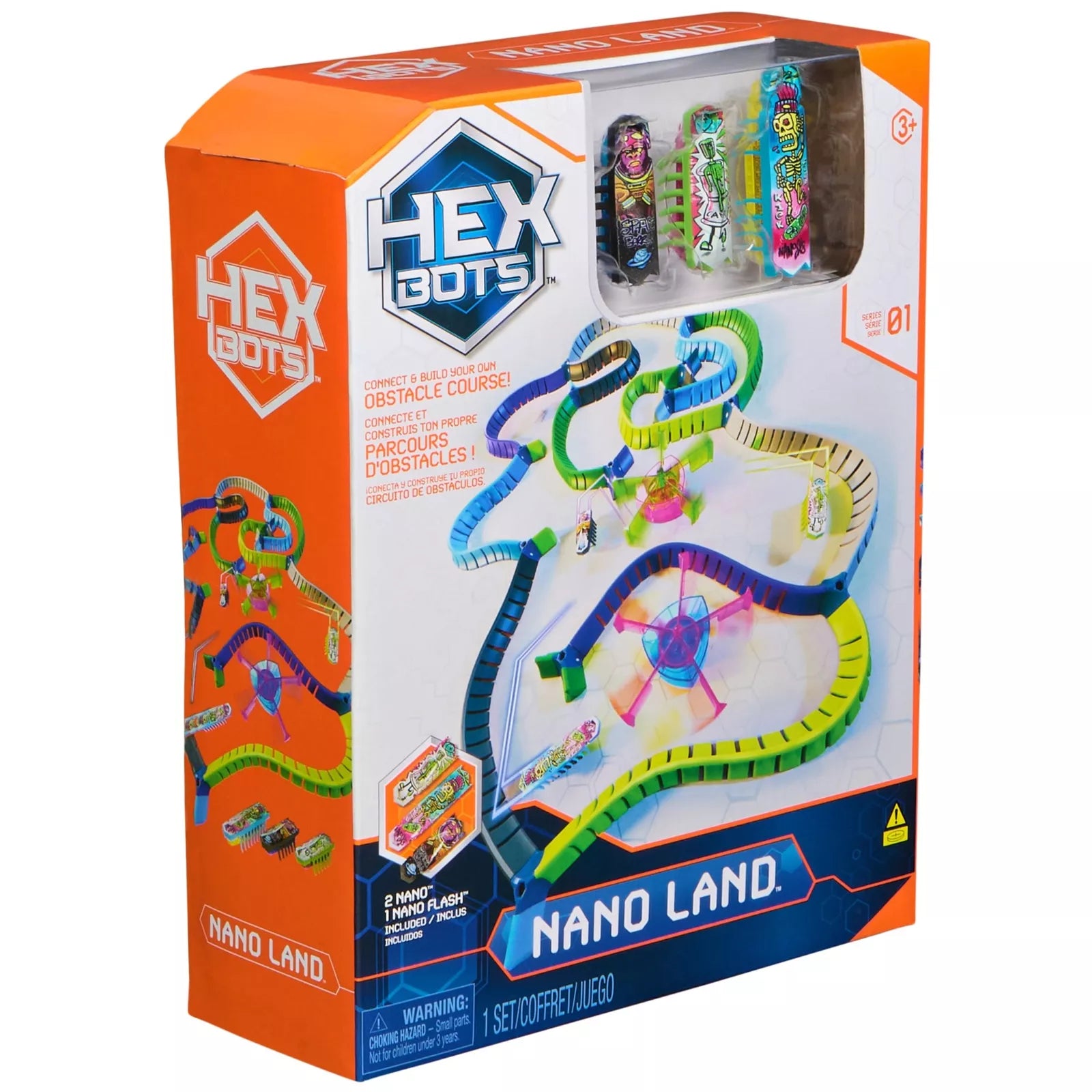 Hex Bots Flash Nano Land Small Playset