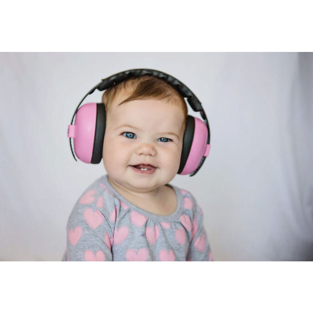 Baby Banz Mini Earmuffs Petal Pink Age 3Months+
