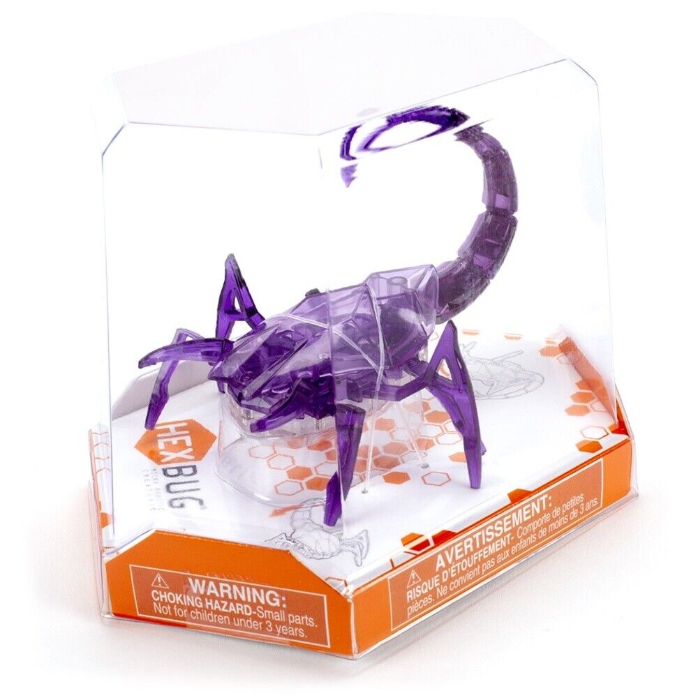 Hex Bug Scorpion Mechanicals Purple Includes Batteries