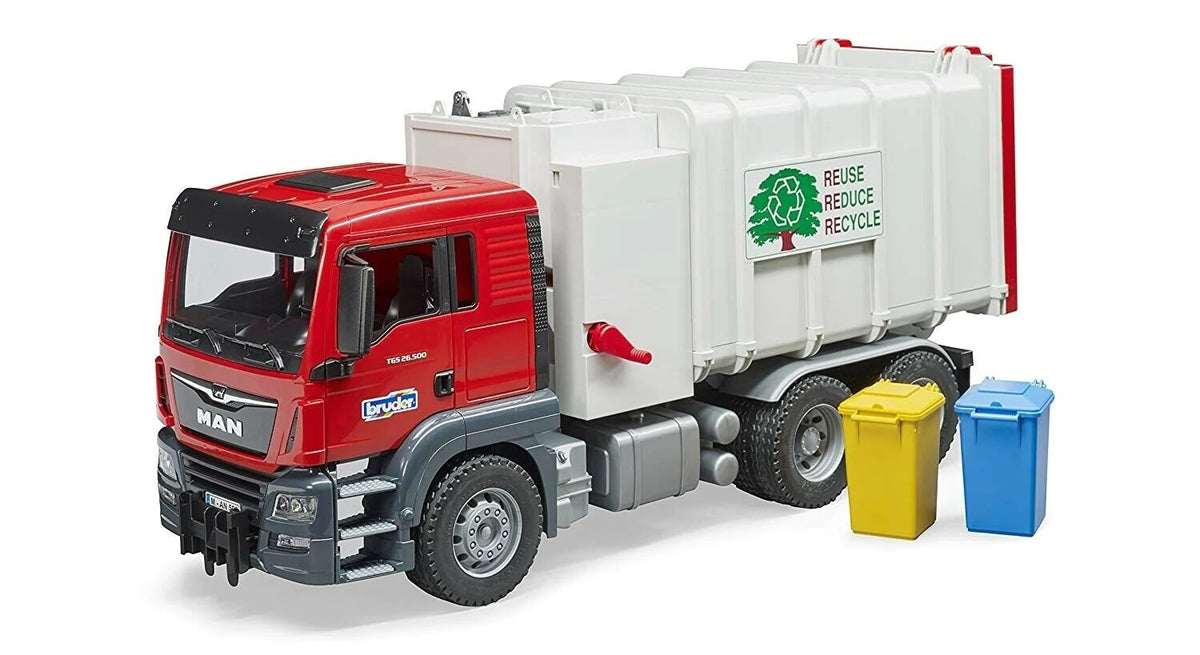 Bruder 03761 1/16 MAN TGA Side Loading Garbage Truck