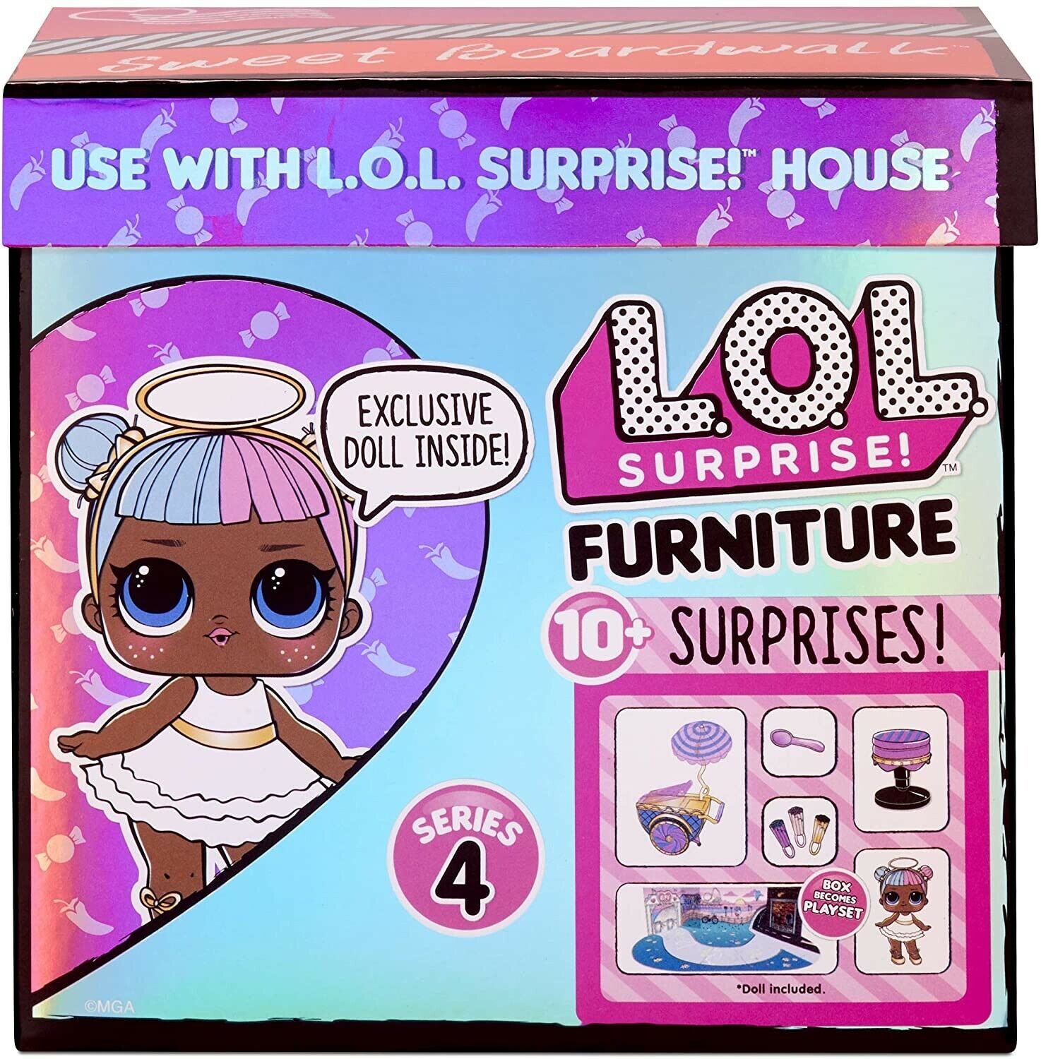 LOL Surprise Furniture with Doll Sweet Boardwalk Warrnambool Toys and Baby