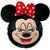 TY Beanie Bouncy Ball - Disney MINNIE MOUSE