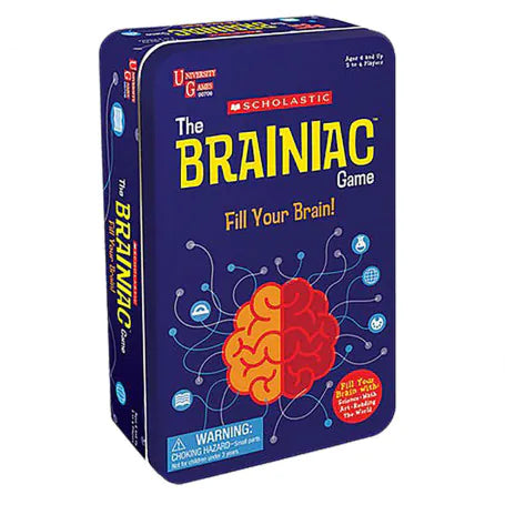 Scholastic The Brainiac Tin Game