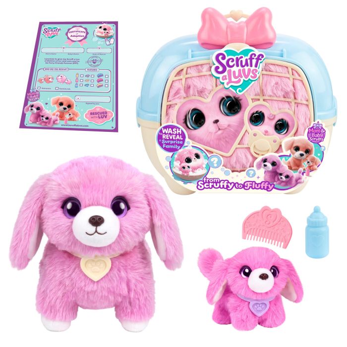 Little Live Pets Scruff A Luvs Mom and Baby Asstd Cols