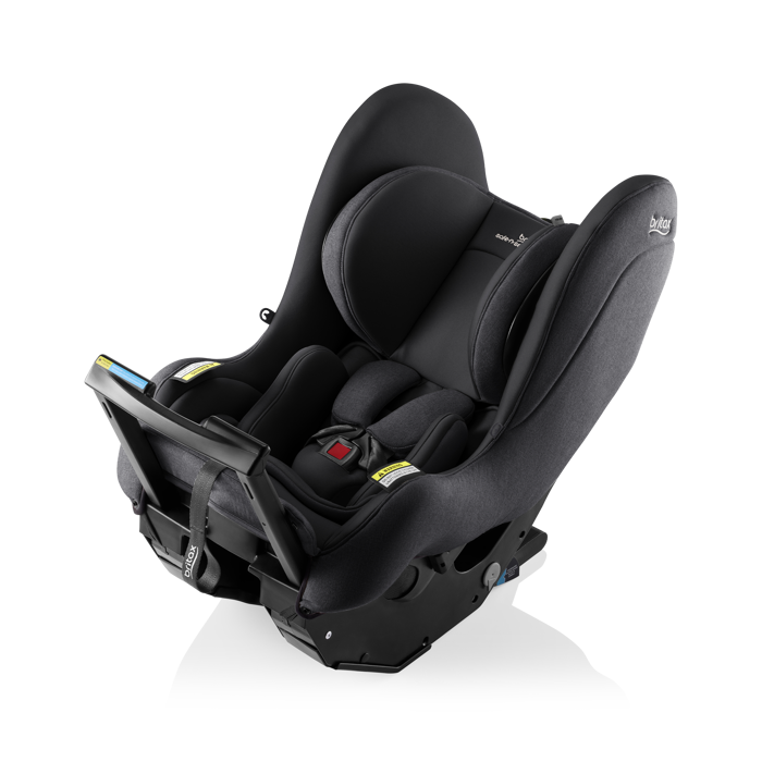Britax Graphene EA Ifix Conv Seat 0-4yrs Raven Black