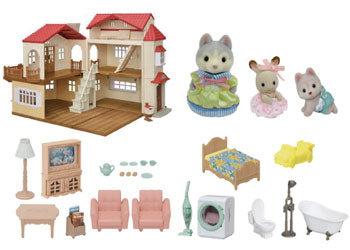 SF5727 Red Roof Country Home Gift Set Secret Attic Playroom