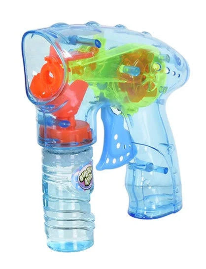 Light Up Bubble Gun with 2pk Solution