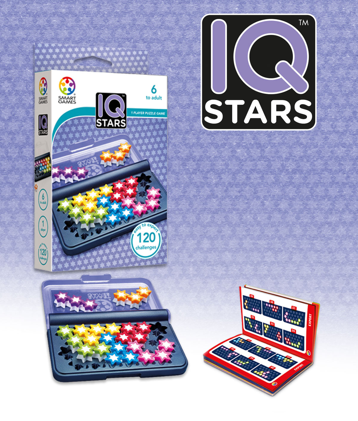 Smart Games IQ STARS 1 Player Puzzle Game