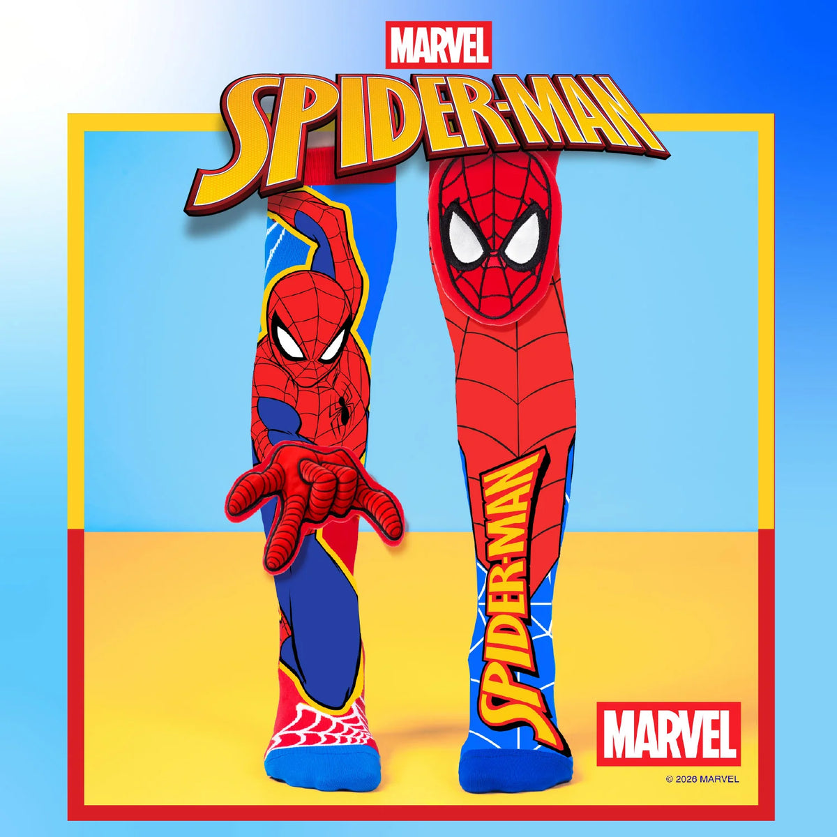 Mad Mia Socks Spiderman Toddler Ages 3-5