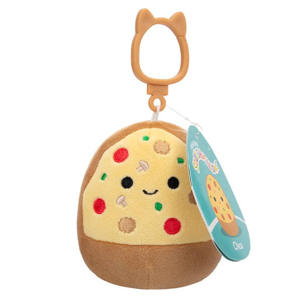 Squishmallows 3.5inch Clip On Chea the Pizza