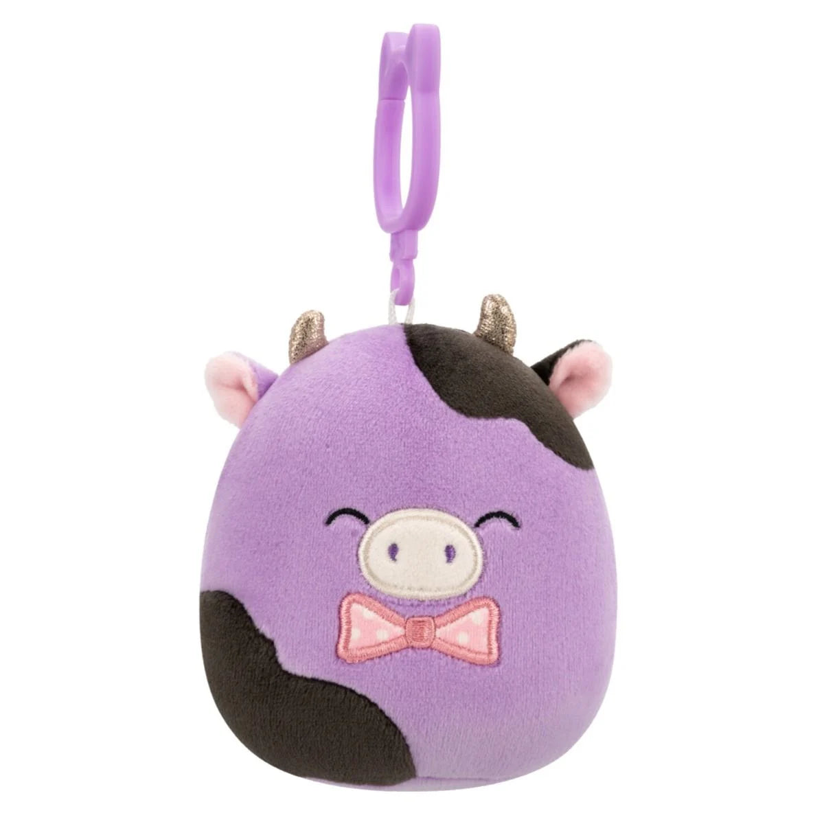 Squishmallows 3.5 inch Clip On Easter 2025 Plush - Alexie the Cow