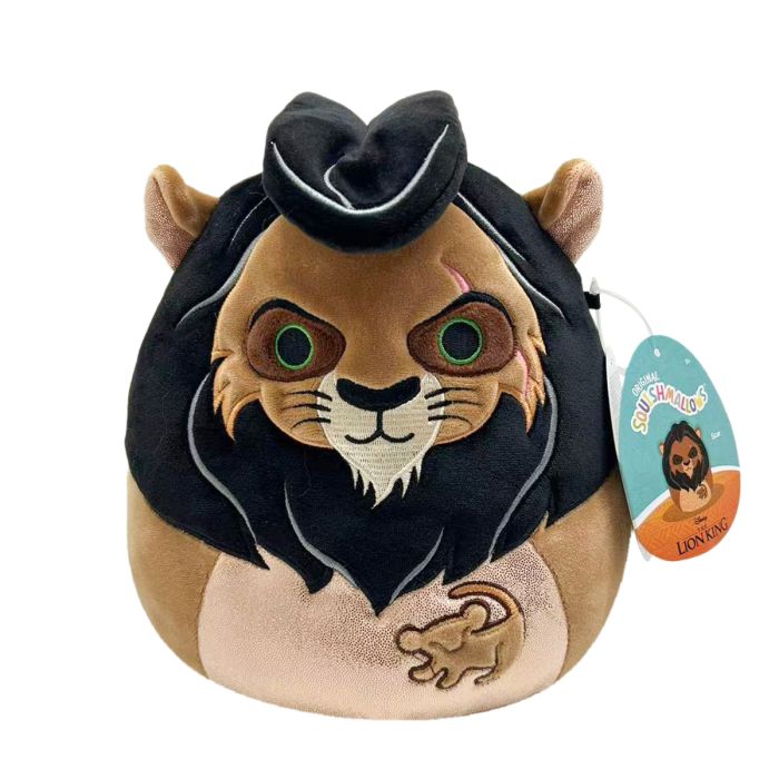 Squishmallows 8inch Plush Disney Lion King 30th Anniversary Scar