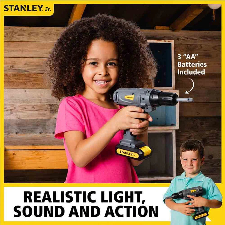 Stanley Jr Power Hand Drill New 3 AA Demo Batteries included