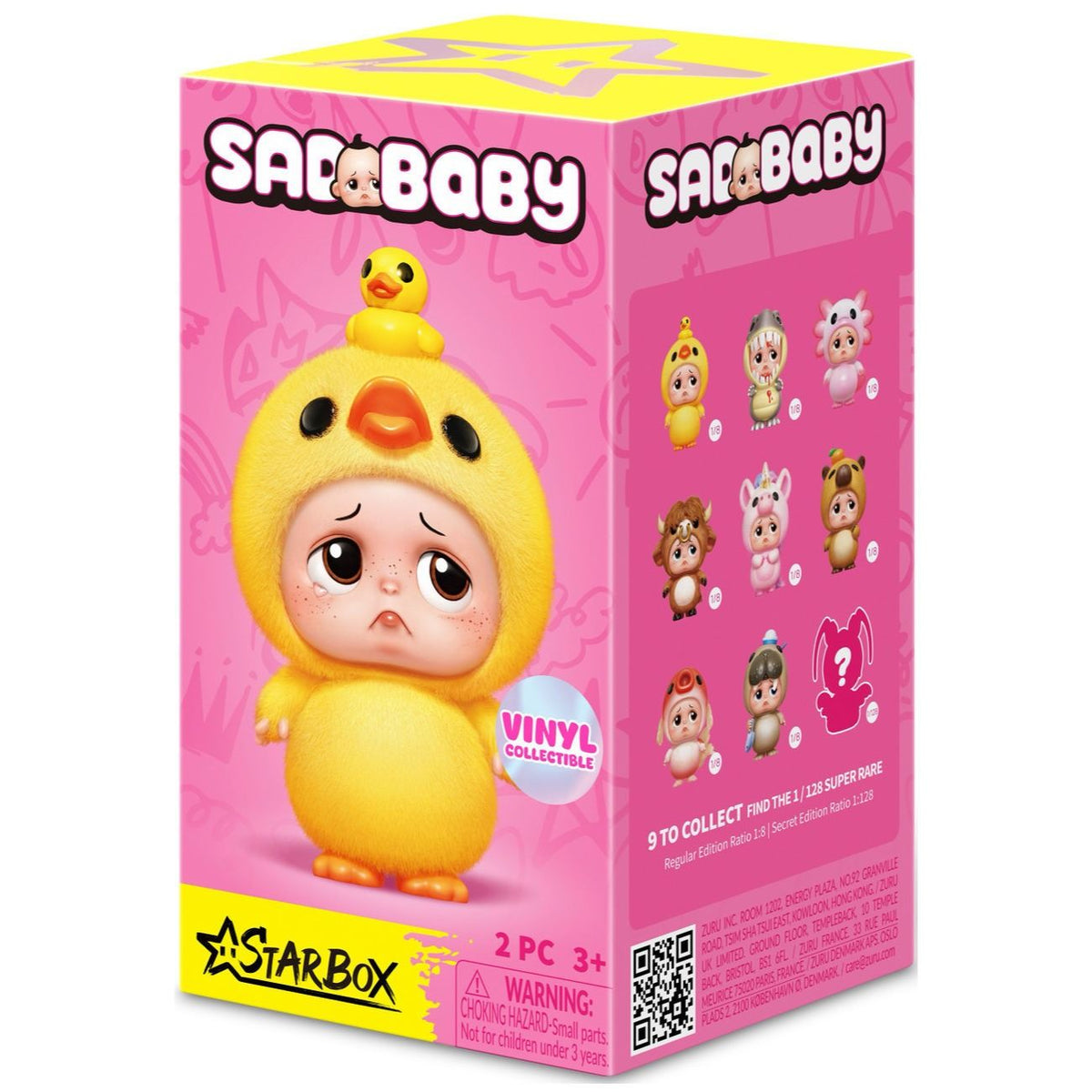 STAR BOX - SAD BABY Animals Vinyl Blind Box Series 1