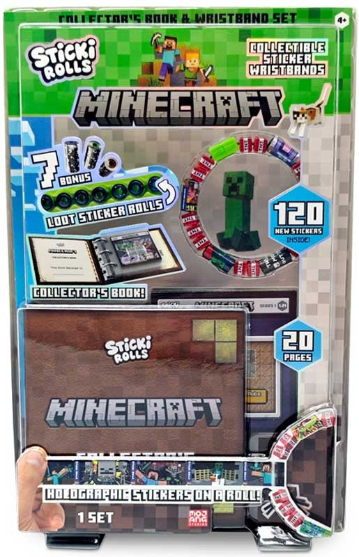 Sticki Rolls Minecraft Sticki Book
