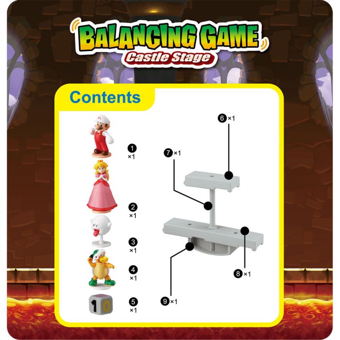 Super Mario Games Balancing Game Castle Stage