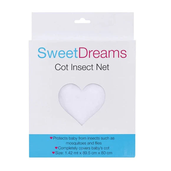 Sweet Dreams Cot Insect Net Boxed