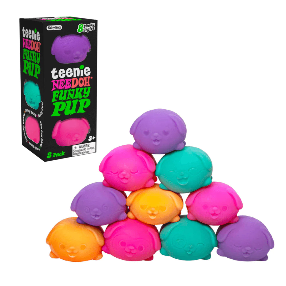 Schylling Teenie Nee Doh Funky Pups