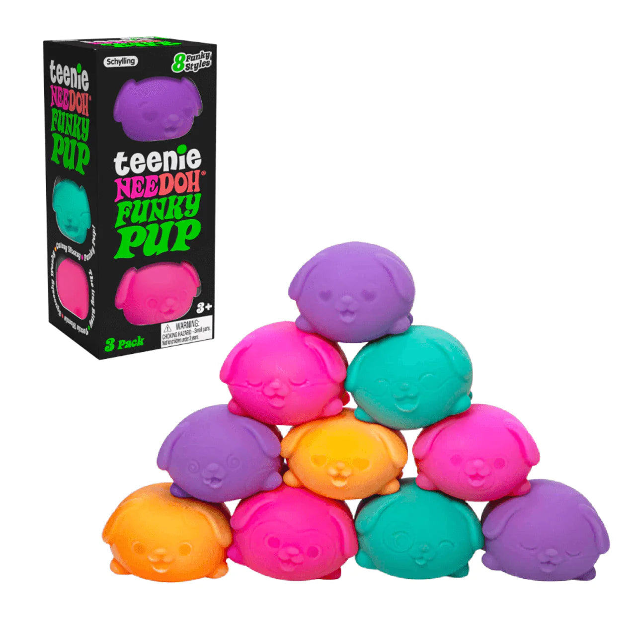 Schylling Teenie Nee Doh Funky Pups
