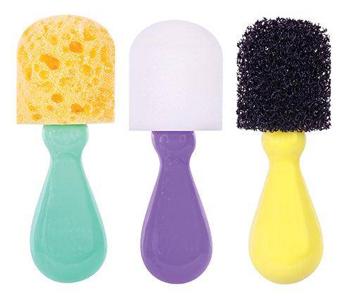 First Creations Easi-Grip Paint Brushes Set Of 3