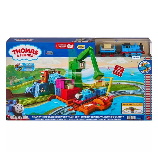 Thomas & Friends Motorised Cranky's Dockside Delivery Train Set req 1 x AAA battery