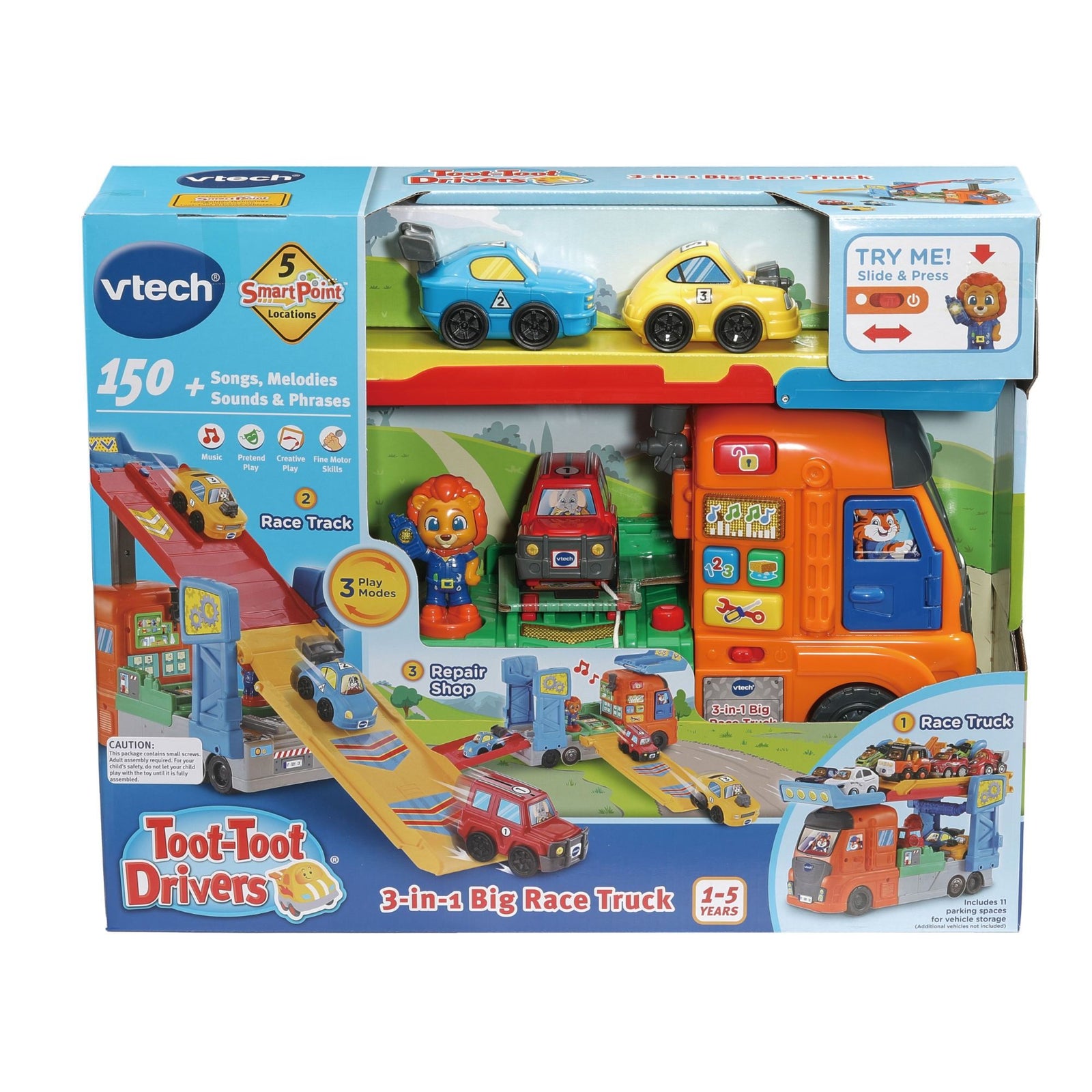 Vtech Toot Toot Drivers 3 in 1 Big Race Truck