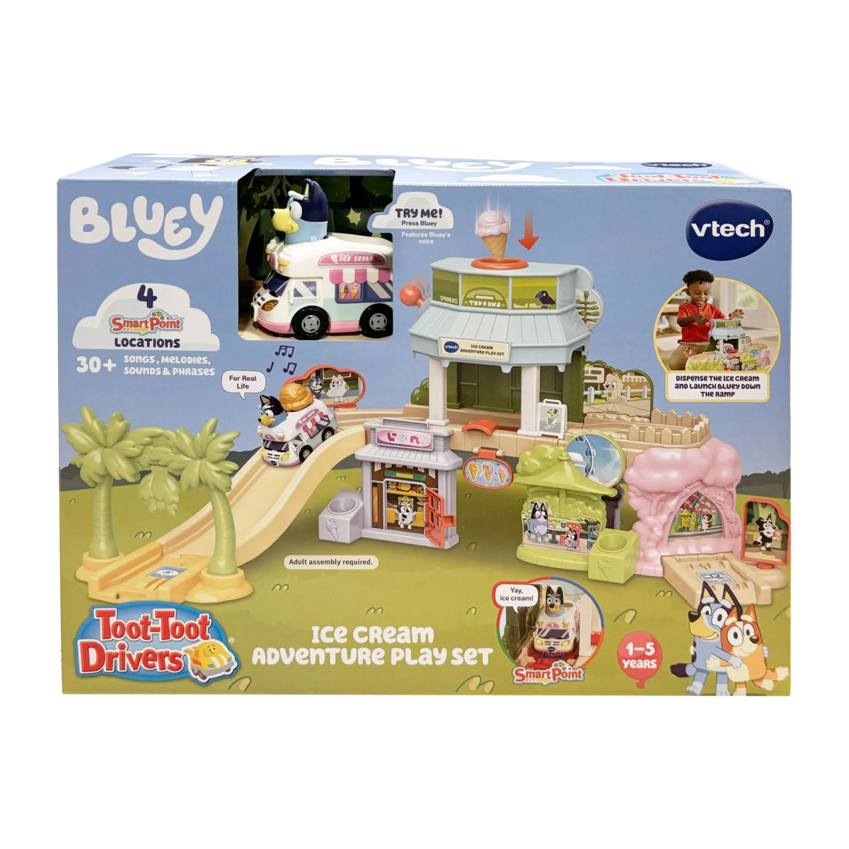 Vtech Toot Toot Drivers Bluey Ice Cream Adventure Set