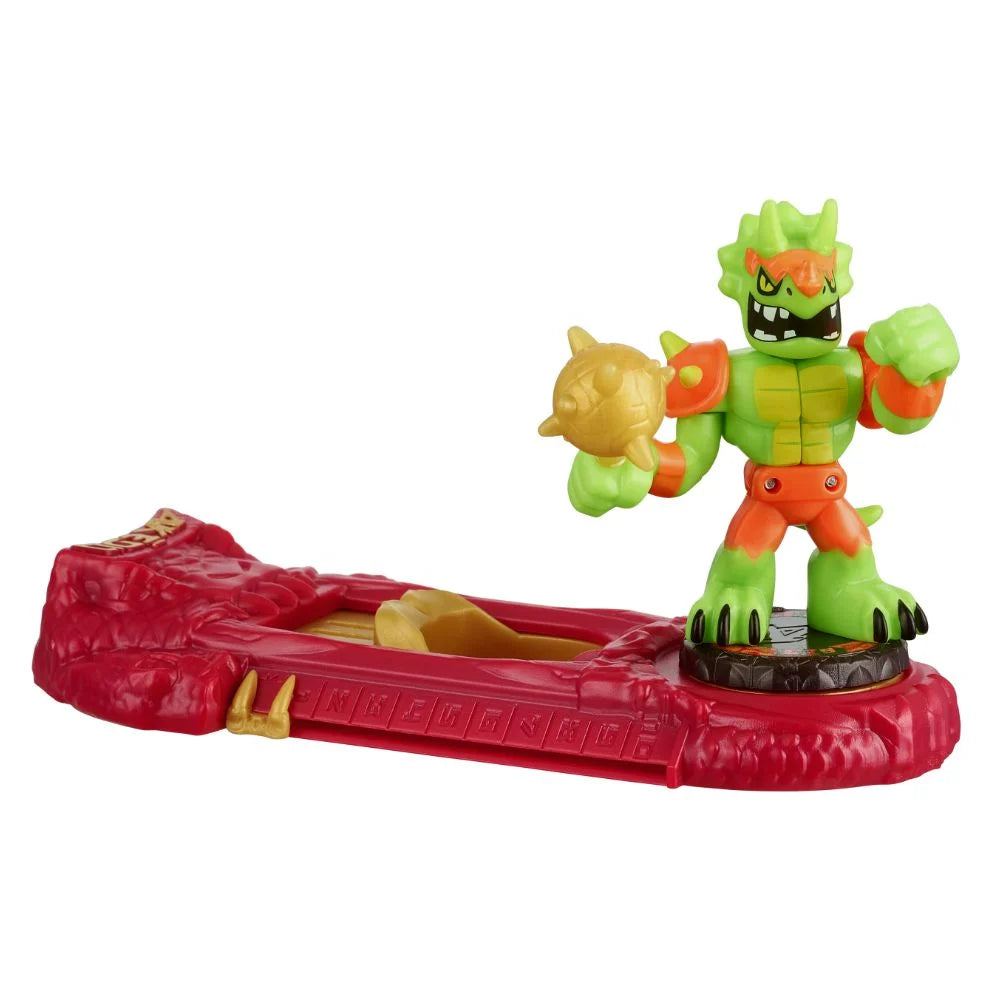 Akedo S5 W1 Single Pack Mini Battling Action Figure Tricerachops