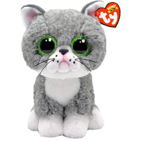 TY Beanie Boo Regular Gray Cat FERGUS
