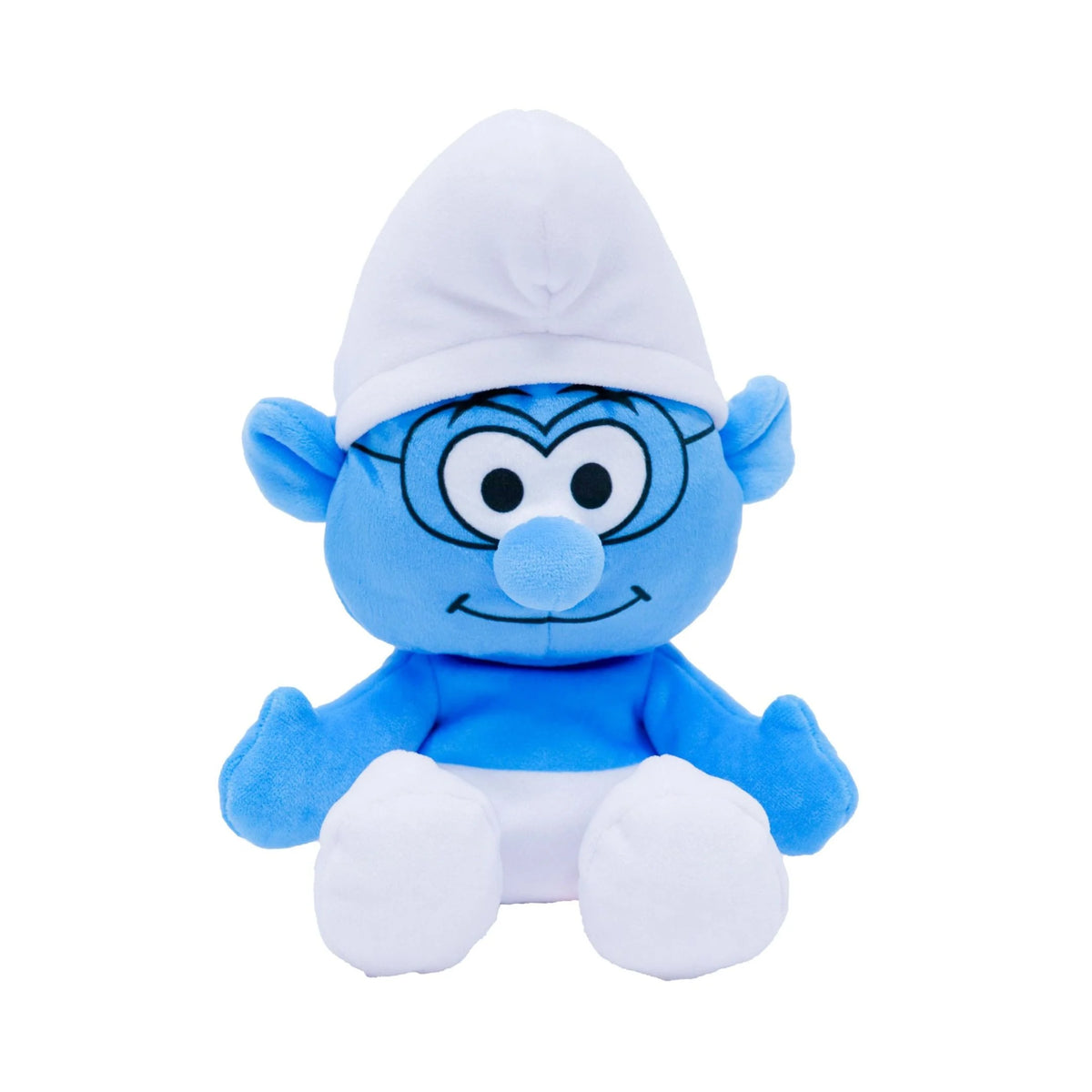 Smurfs TY Beanie Baby Floppy Regular BRAINY SMURF