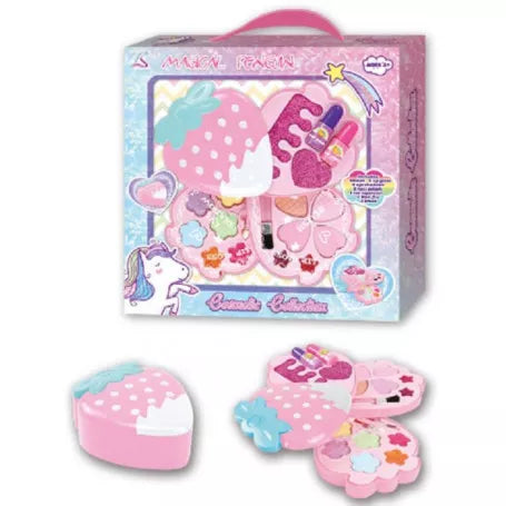 Unicorn Strawberry Makeup Kit