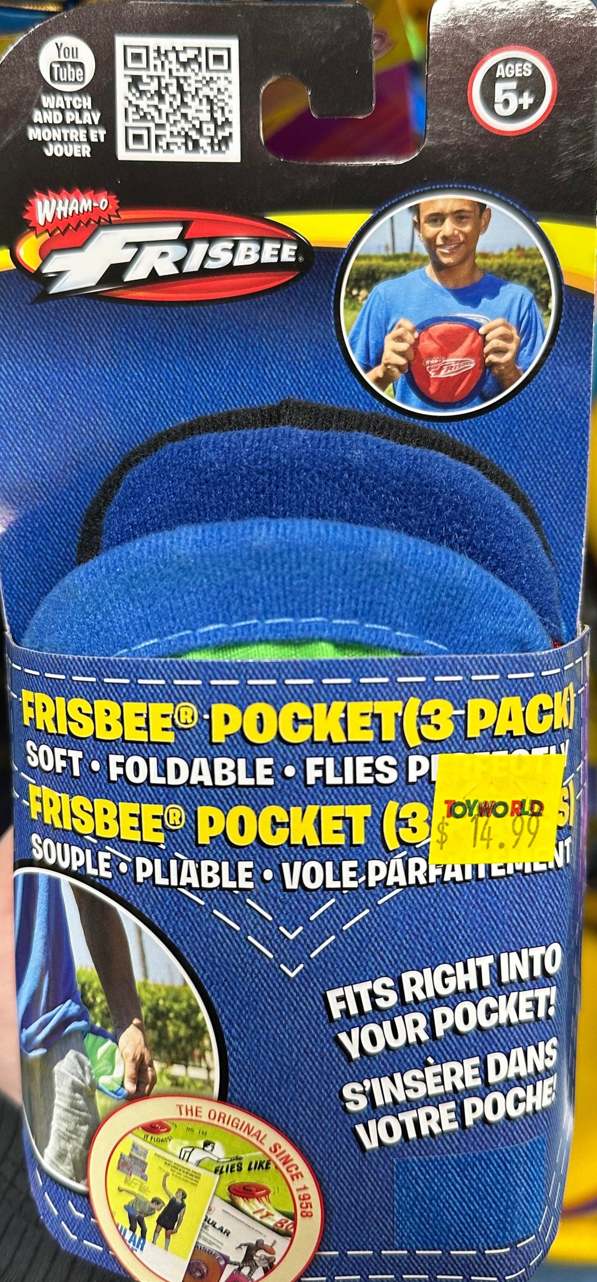 Wham-O Pocket Frisbee 3pk