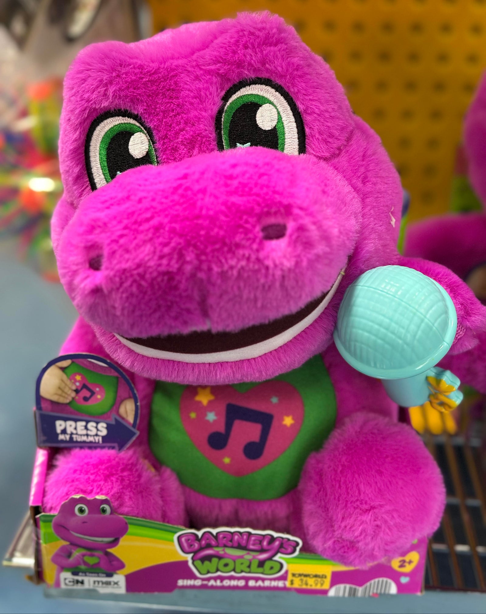 Barney's World Sing Along Barney Plush