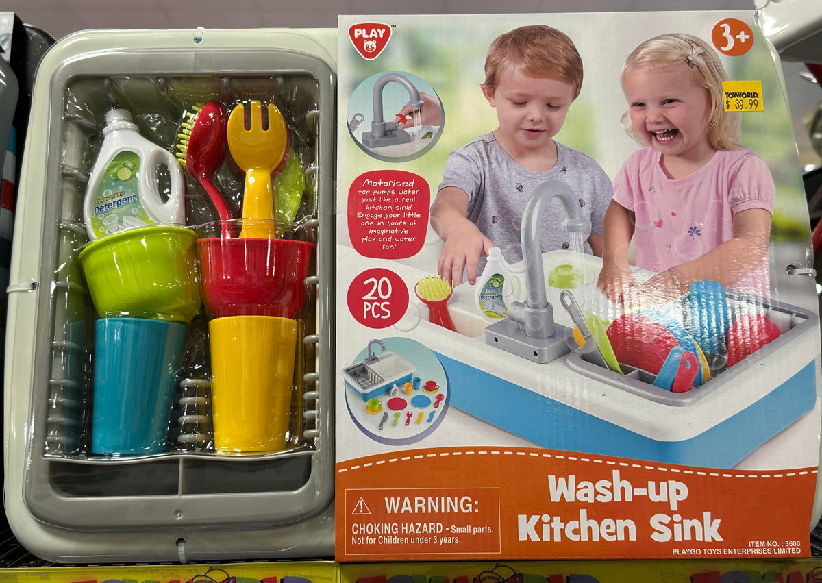 PLAYGO TOYS ENT. LTD. Wash Up Kitchen Sink
