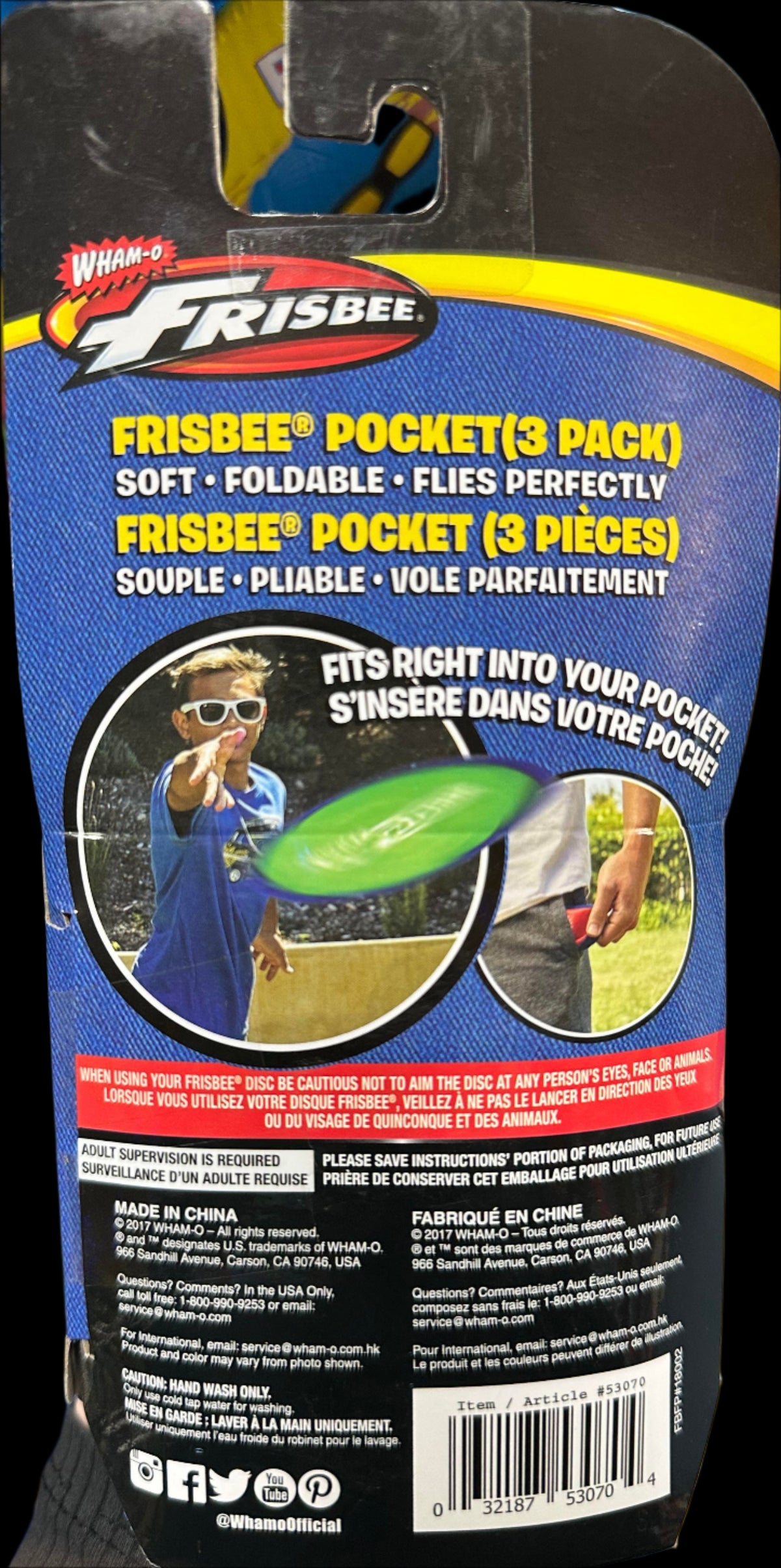 Wham-O Pocket Frisbee 3pk